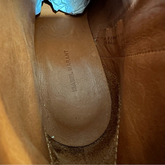 NEW Isabel Marant Suede Dicker Heeled Ankle Boot 36 - Picture 12 of 13